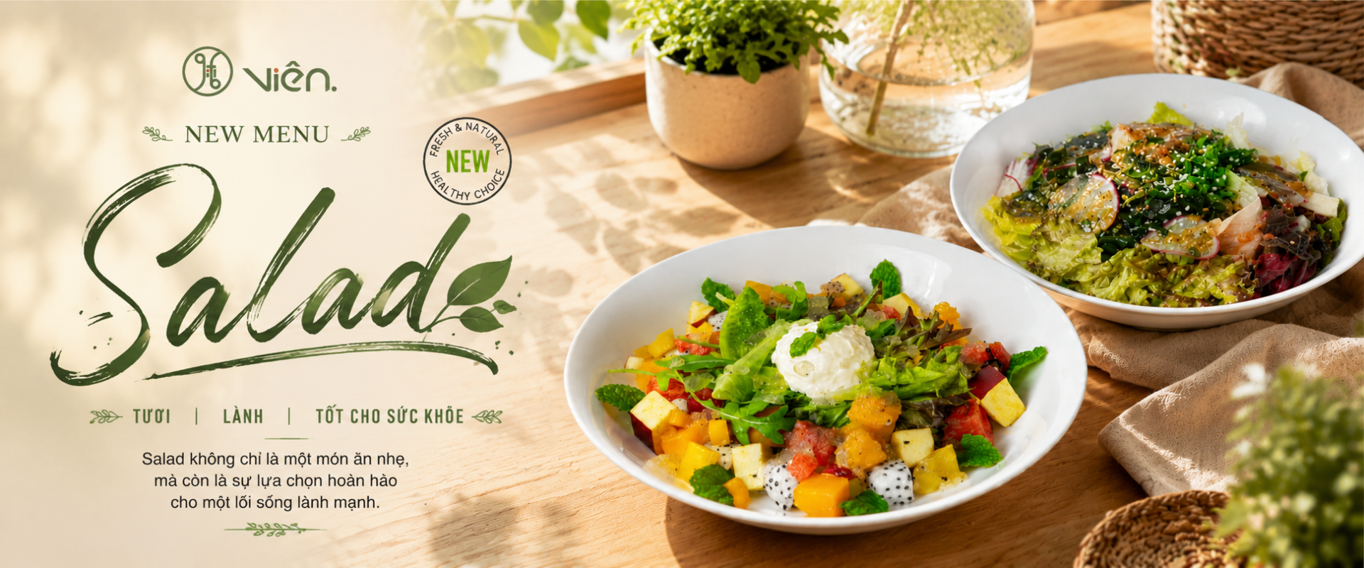 Salad menu