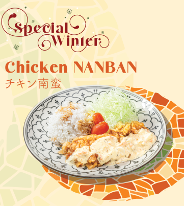 Cơm chicken NANBAN-チキン南蛮-sốt tartar béo ngậy