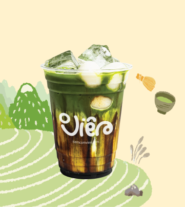 Matcha Mochi Đường Đen Latte size M