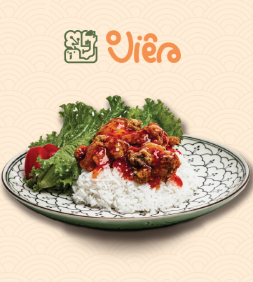 Cơm gà KARA-AGE sốt cay ngọt