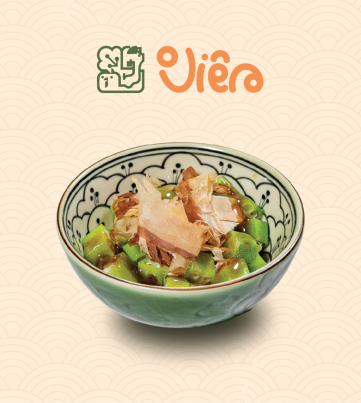 Đậu bắp ngâm dashi (lạnh)