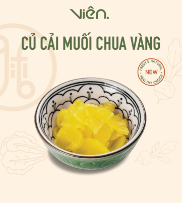 Củ Cải Muối Vàng