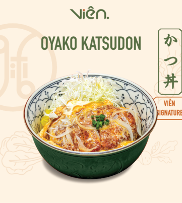 OYAKO KATSUDON - Cơm thịt heo chiên xù phủ trứng