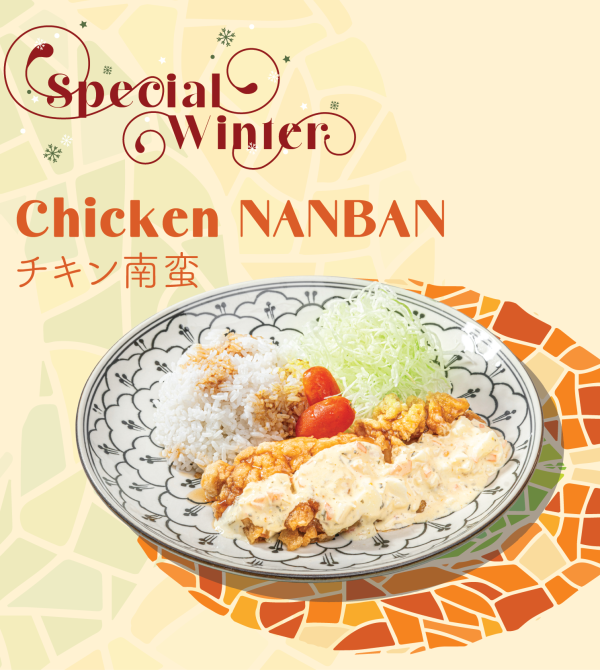 Cơm chicken NANBAN-チキン南蛮-sốt tartar béo ngậy