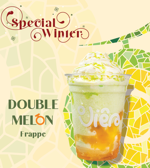 Double Melon Frappe - dưa lưới đá xay