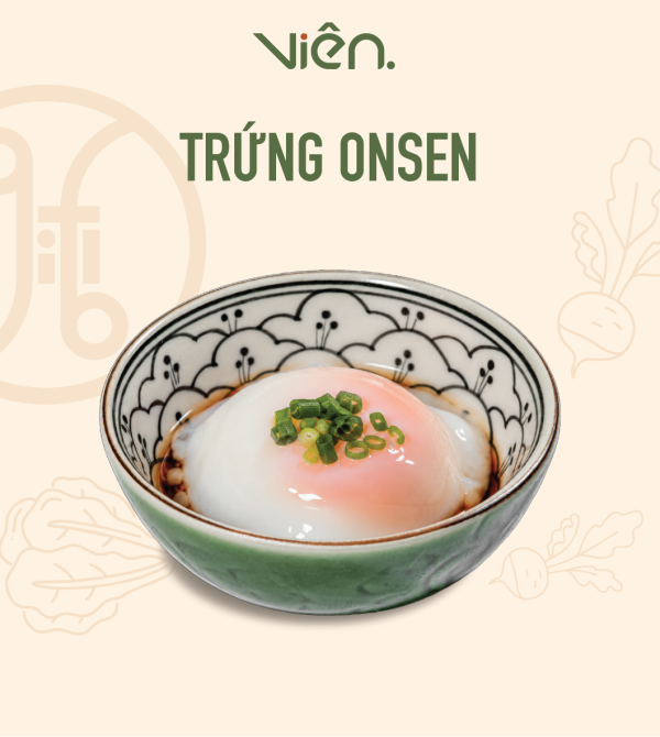 Trứng Onsen & Shoyu Dashi